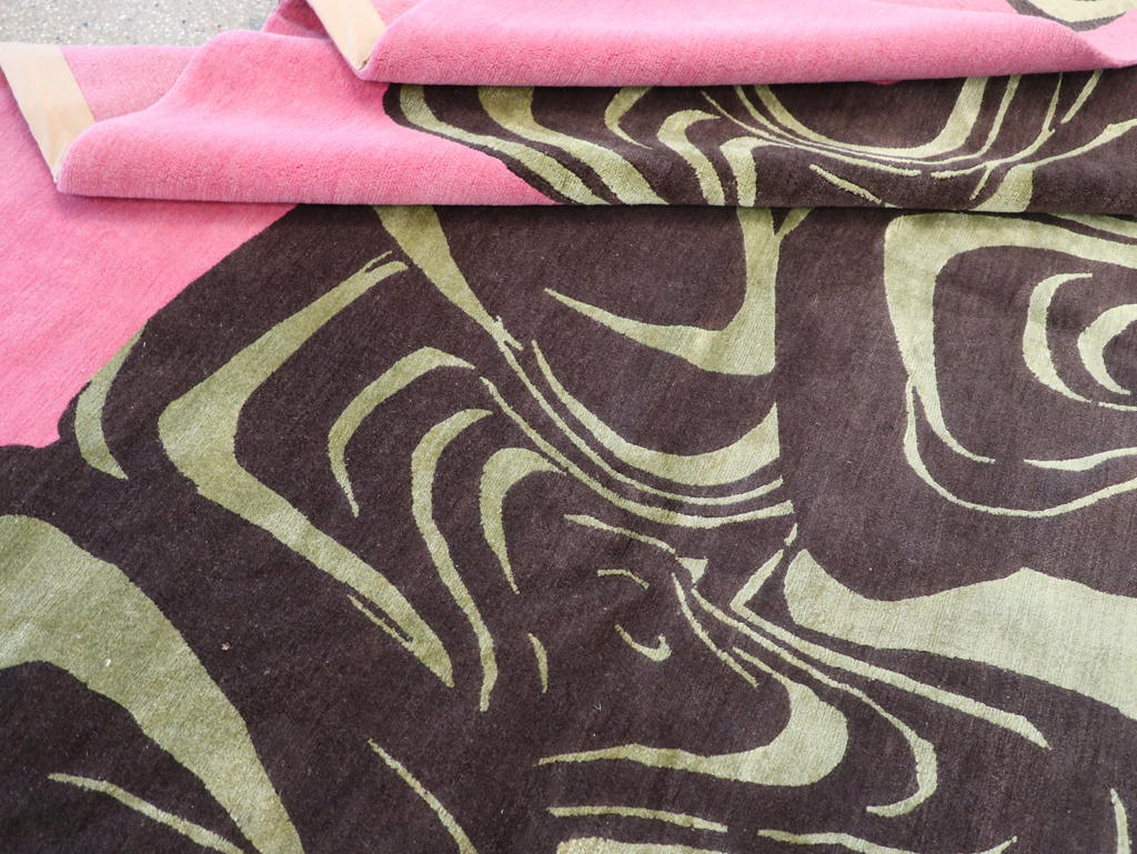 Modern Tibetan Carpet, No.26632 - Staging