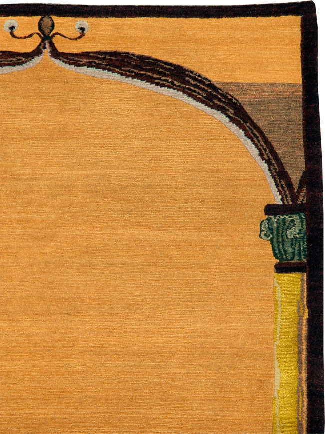 Modern Tibetan Rug, No.26633 - Staging