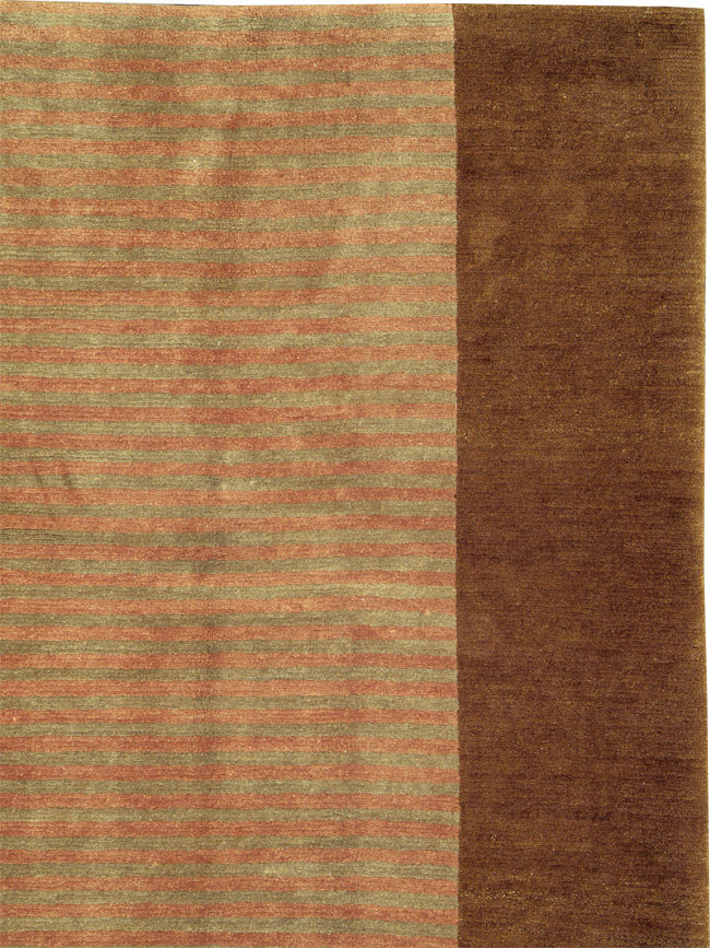 Modern Tibetan Room Size Carpet, No.26638 - Staging
