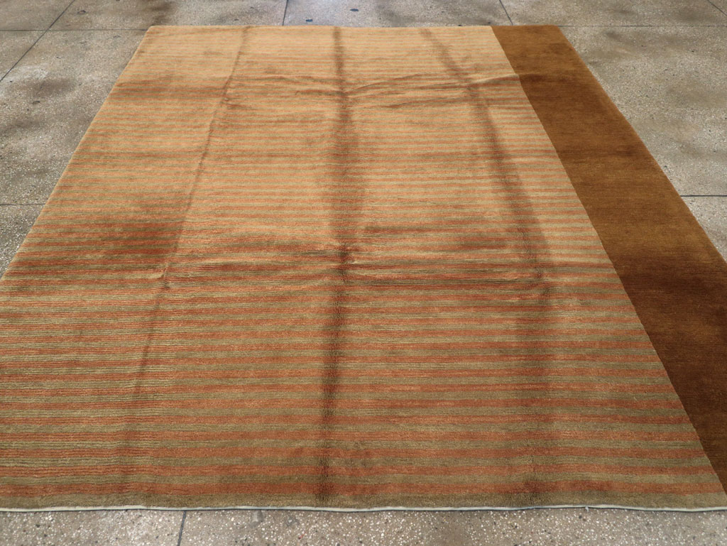 Modern Tibetan Room Size Carpet, No.26638 - Staging