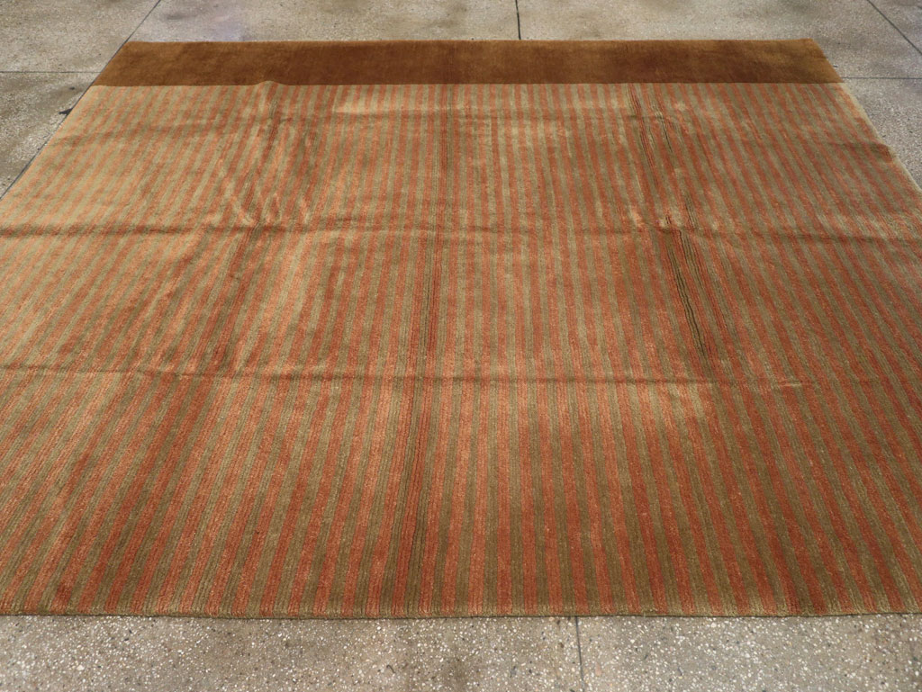 Modern Tibetan Room Size Carpet, No.26638 - Staging