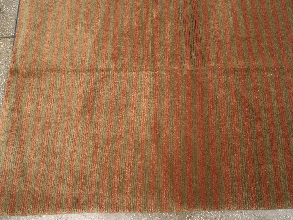 Modern Tibetan Room Size Carpet, No.26638 - Staging