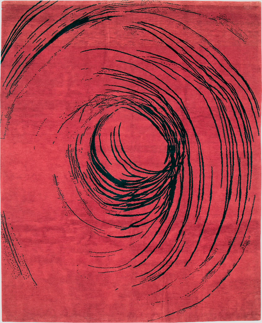 Modern Tibetan Carpet, No.26640 - Staging