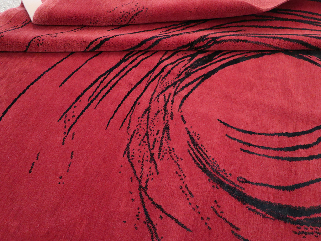 Modern Tibetan Carpet, No.26640 - Staging