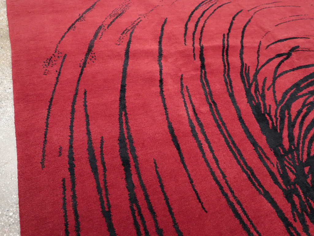 Modern Tibetan Carpet, No.26640 - Staging