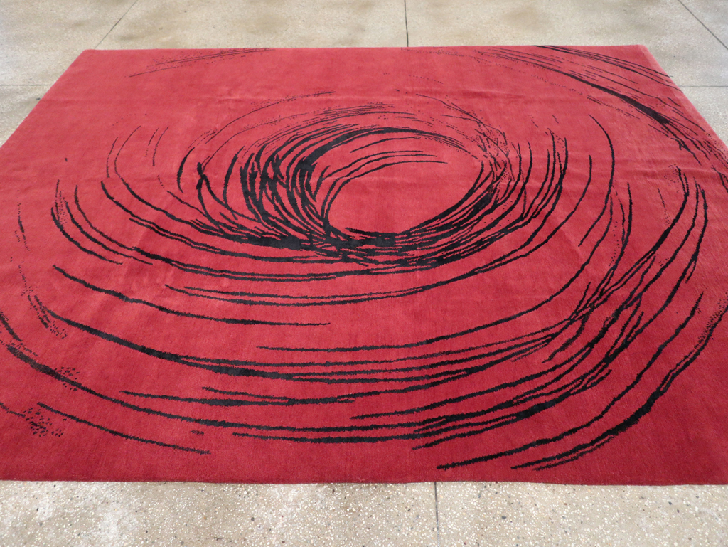 Modern Tibetan Carpet, No.26640 - Staging