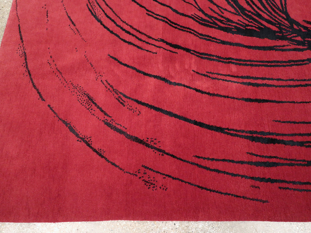 Modern Tibetan Carpet, No.26640 - Staging