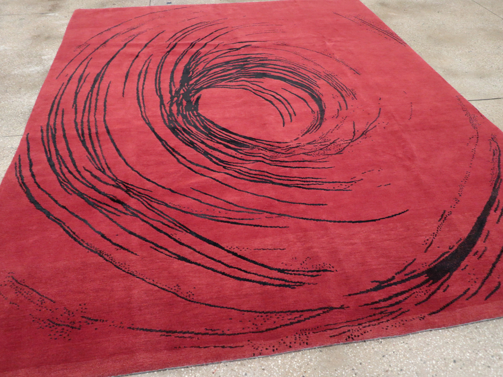 Modern Tibetan Carpet, No.26640 - Staging