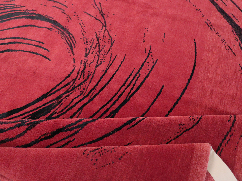 Modern Tibetan Carpet, No.26640 - Staging