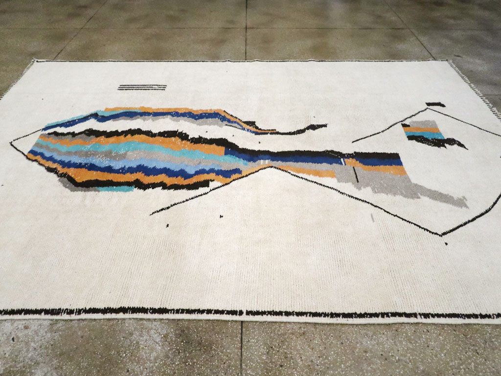 Modern Moroccan Capet, No.26643 - Staging