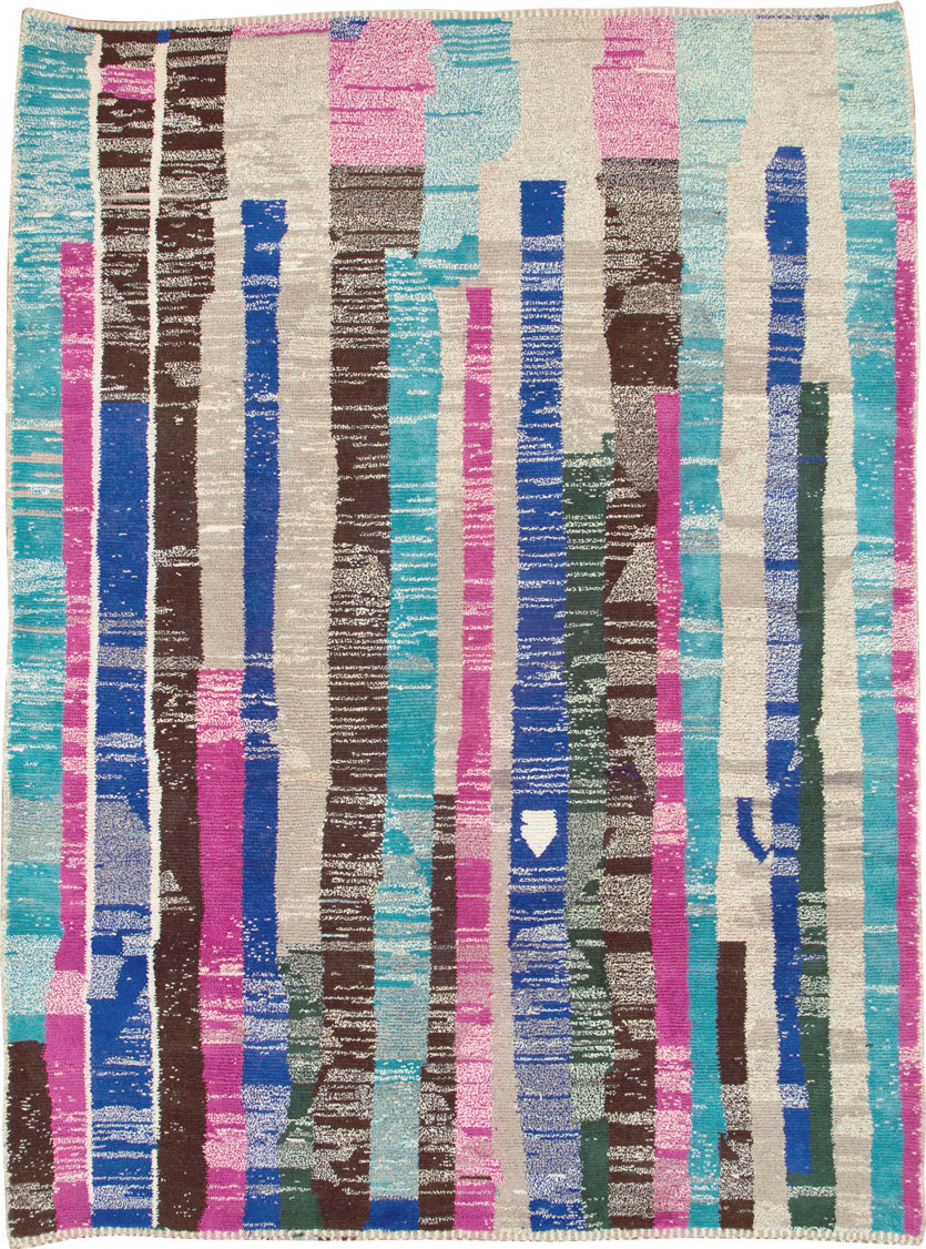 Modern Moroccan Carpet, No.26644 - Staging