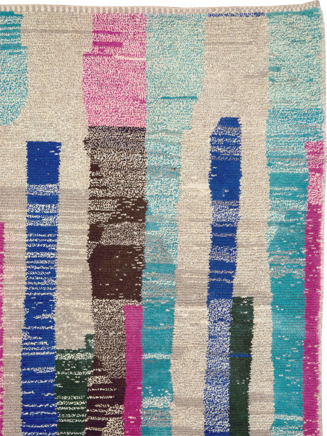 Modern Moroccan Carpet, No.26644 - Staging