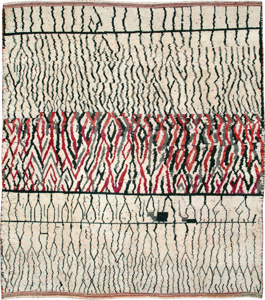 Modern Moroccan Carpet, No.26645 - Staging