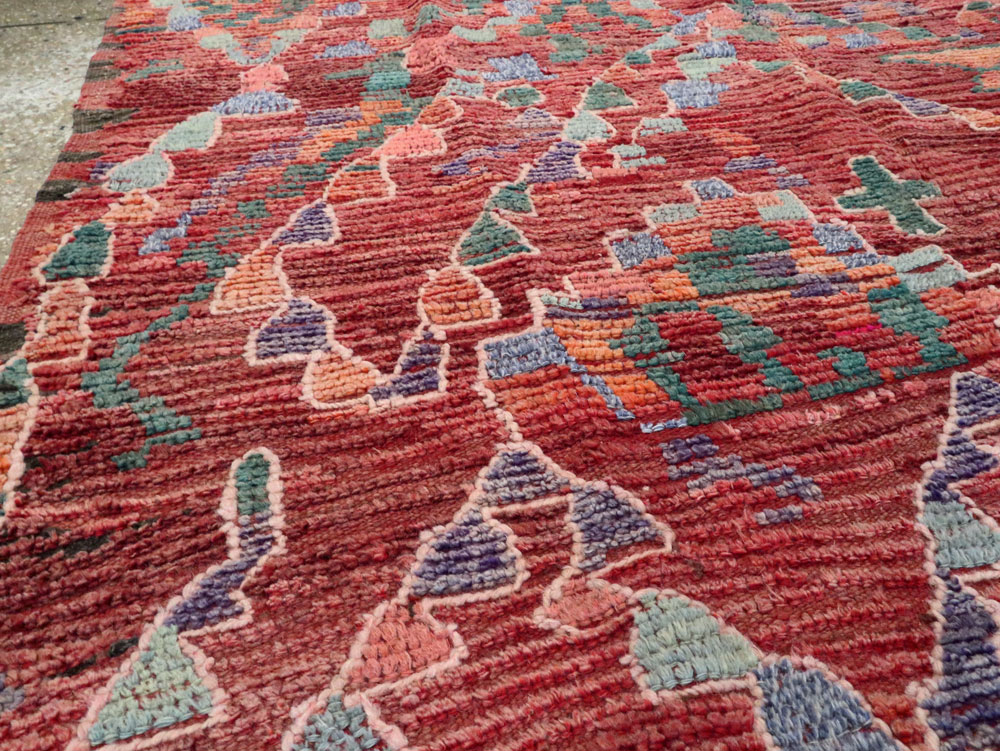 Vintage Moroccan Rug, No.26653 - Staging