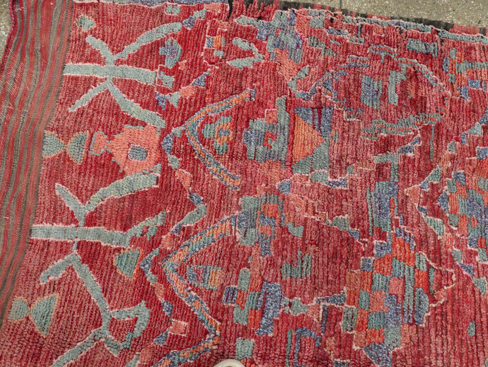 Vintage Moroccan Rug, No.26653 - Staging