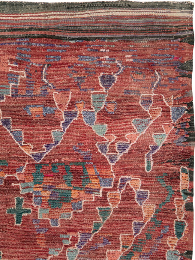Vintage Moroccan Rug, No.26653 - Staging