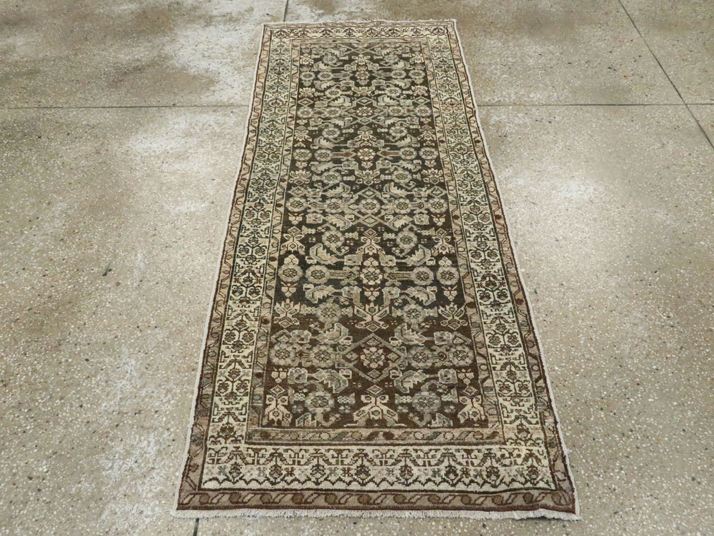 Antique Persian Malayer Rug, No.26666 - Staging