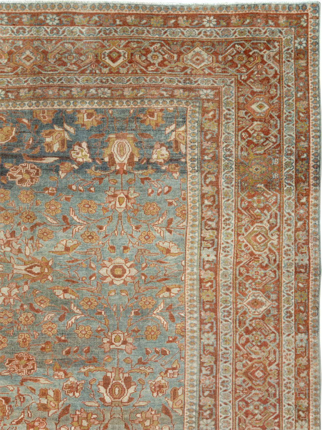 Antique Persian Mahal Carpet, No.26668 - Staging