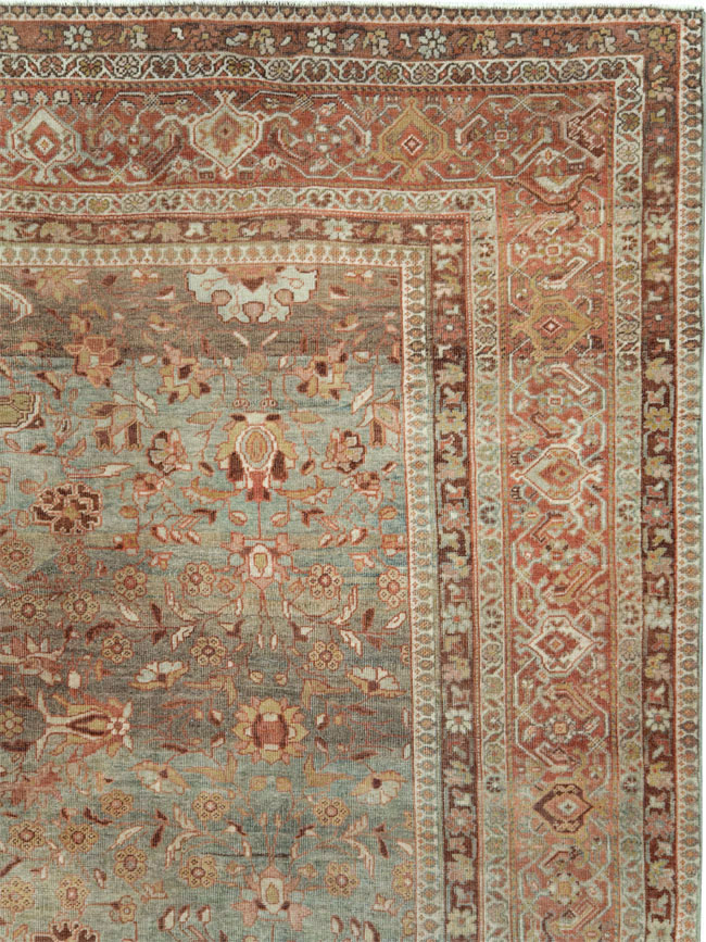 Antique Persian Mahal Carpet, No.26668 - Staging