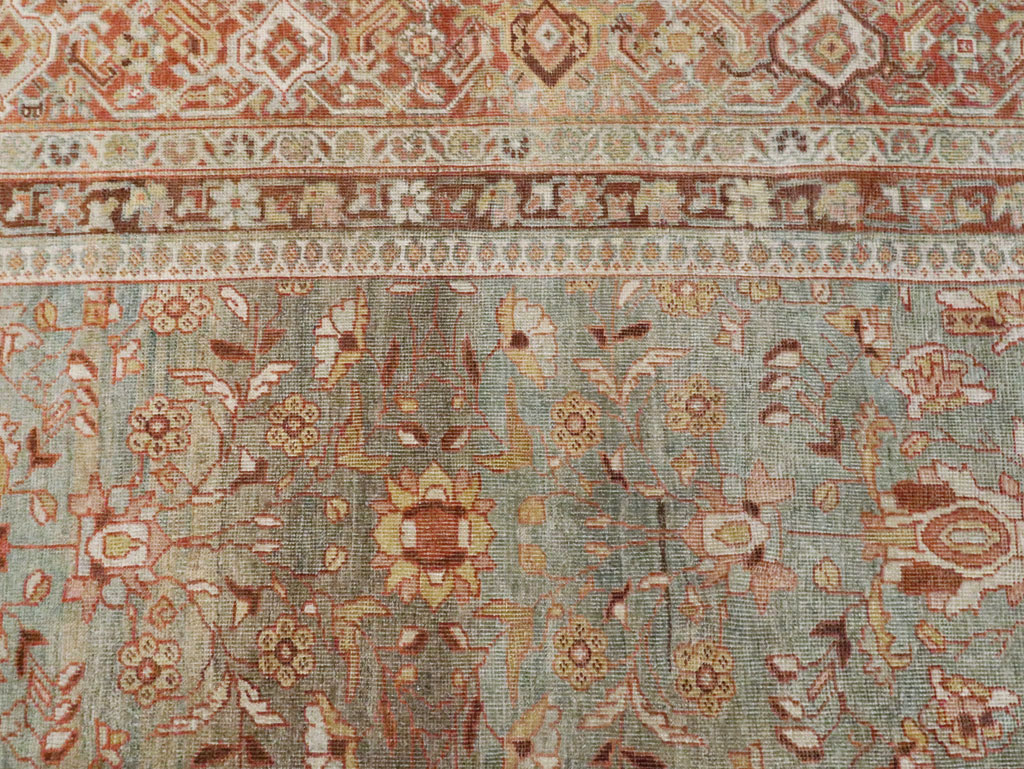 Antique Persian Mahal Carpet, No.26668 - Staging