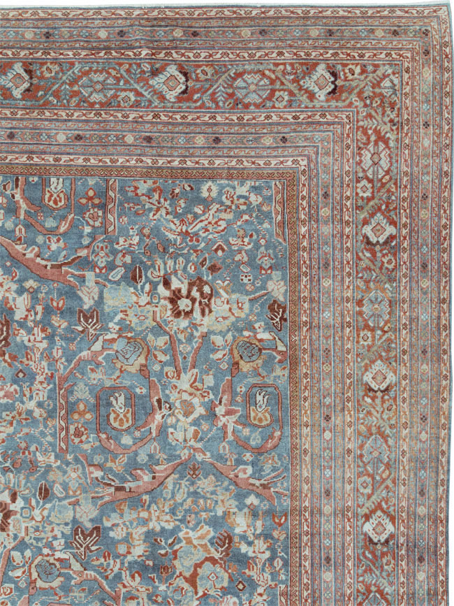 Vintage Persian Mahal Oversize Carpet, No.26673 - Staging