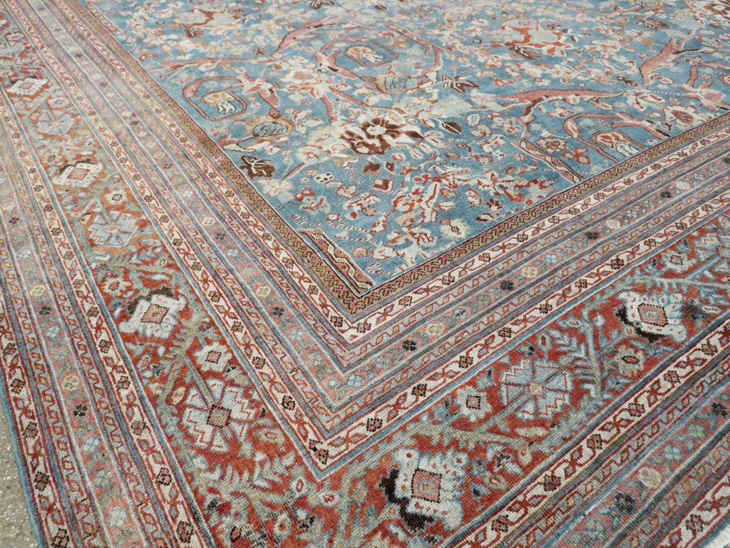 Vintage Persian Mahal Oversize Carpet, No.26673 - Staging