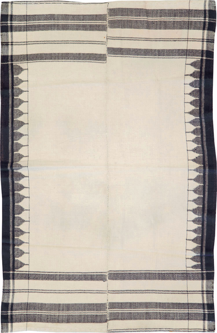 Vintage Persian Textile Flatweave, No.26676 - Staging