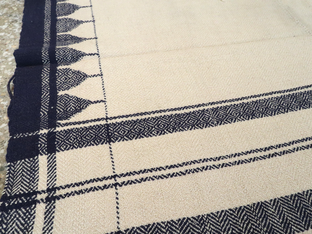 Vintage Persian Textile Flatweave, No.26676 - Staging