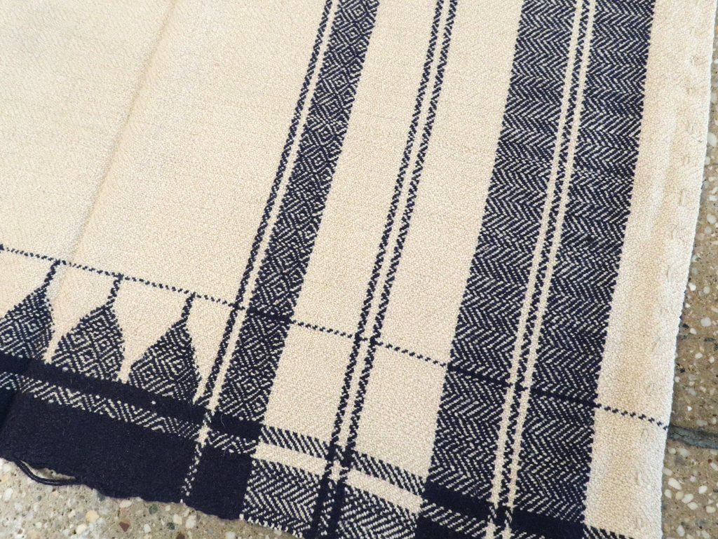 Vintage Persian Textile Flatweave, No.26676 - Staging