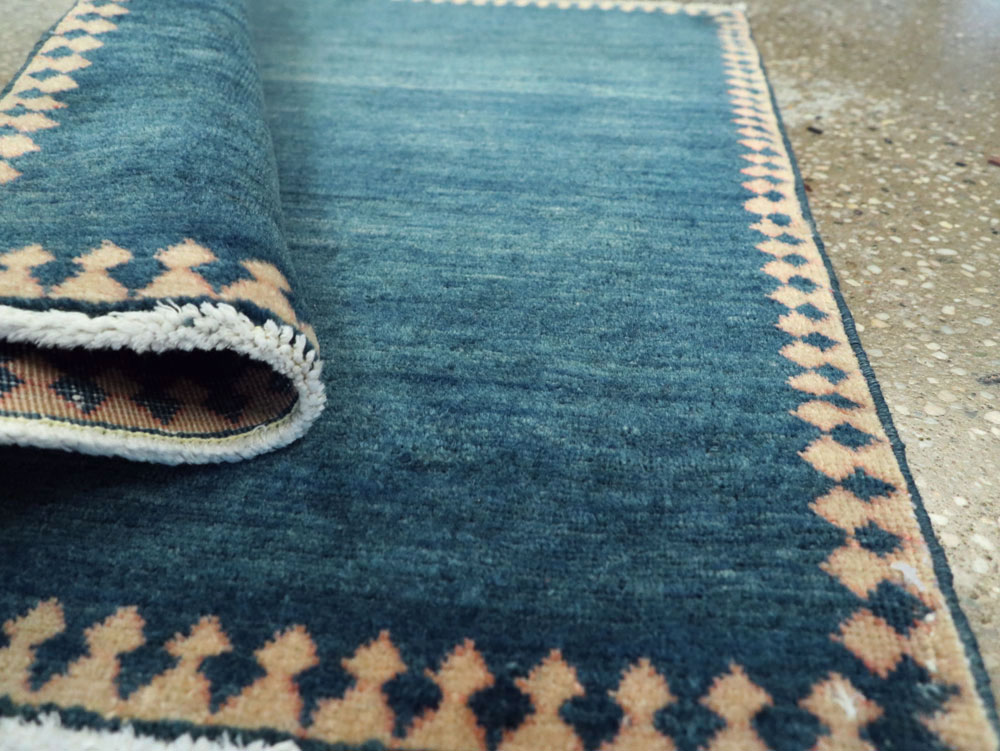 Vintage Persian Tabriz Rug, No.26683 - Staging