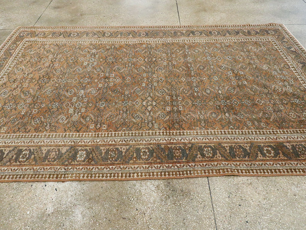 Antique Persian Mahal Carpet, No.26696 - Staging