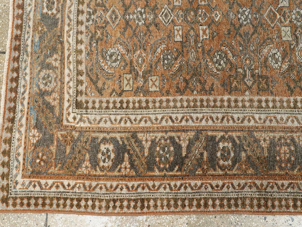 Antique Persian Mahal Carpet, No.26696 - Staging