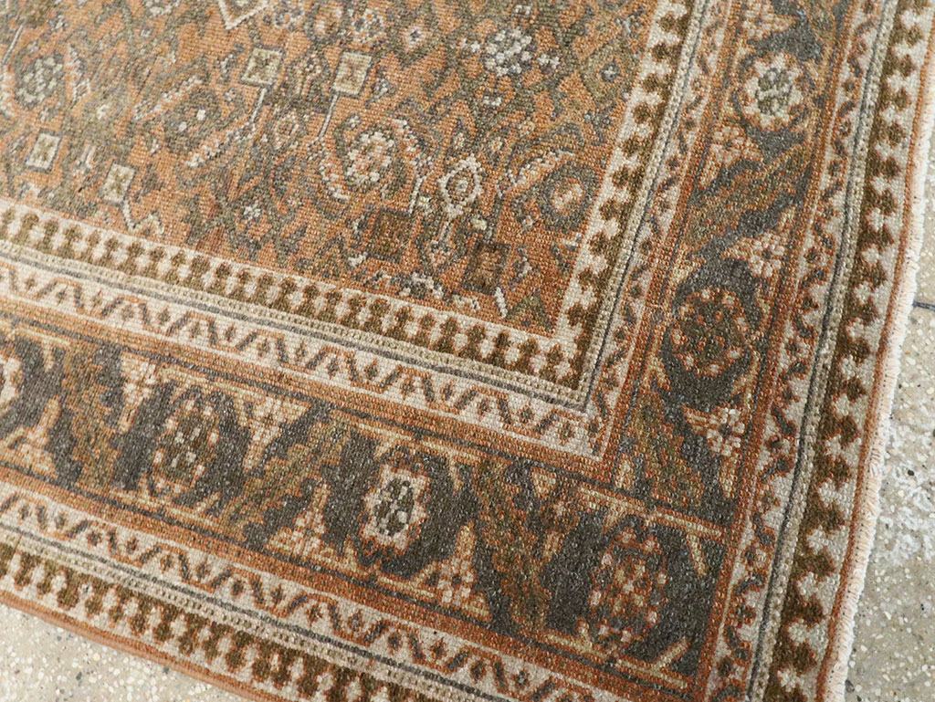 Antique Persian Mahal Carpet, No.26696 - Staging