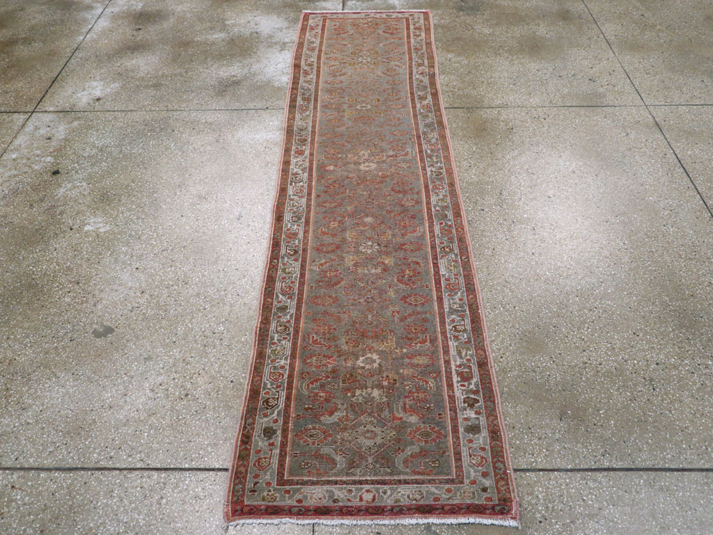 Vintage Persian Malayer Rug, No.26697 - Staging