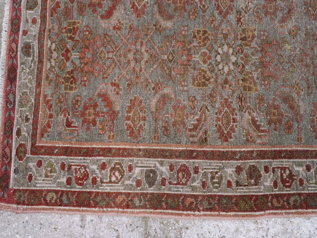 Vintage Persian Malayer Rug, No.26697 - Staging
