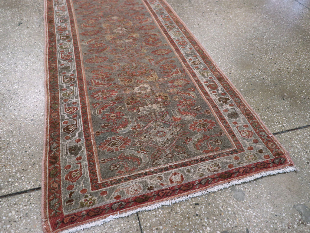Vintage Persian Malayer Rug, No.26697 - Staging