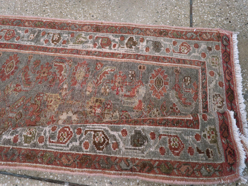 Vintage Persian Malayer Rug, No.26697 - Staging