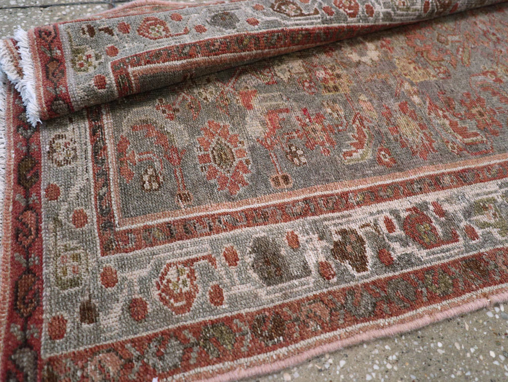 Vintage Persian Malayer Rug, No.26697 - Staging
