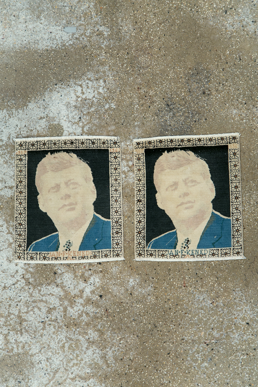 Vintage Persian Tabriz Pictorial Rug (Pair: 2 of 2), No.26710 - Staging