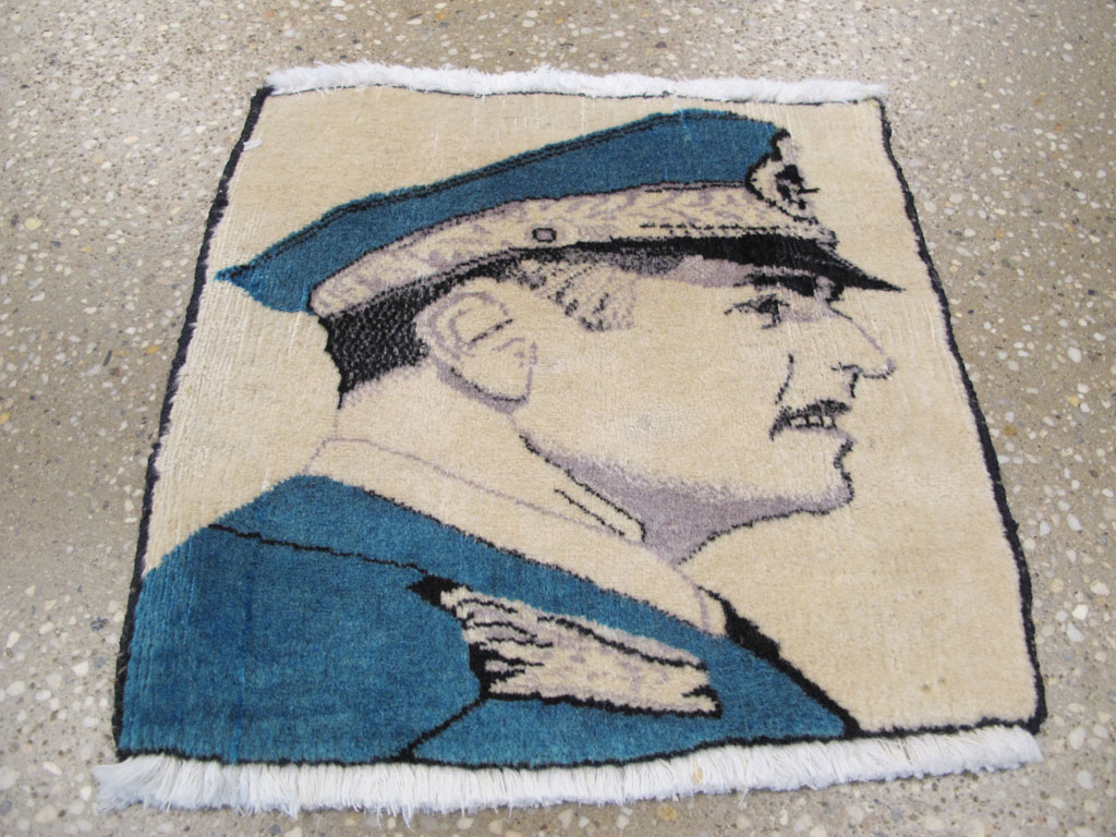 Persian Tabriz Pictorial Rug, No.26721 - Staging