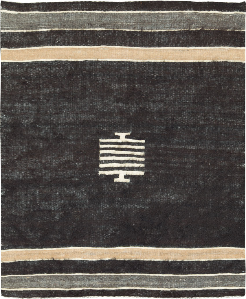 Vintage Turkish Mohair Accent Rug, No.26734 - Staging