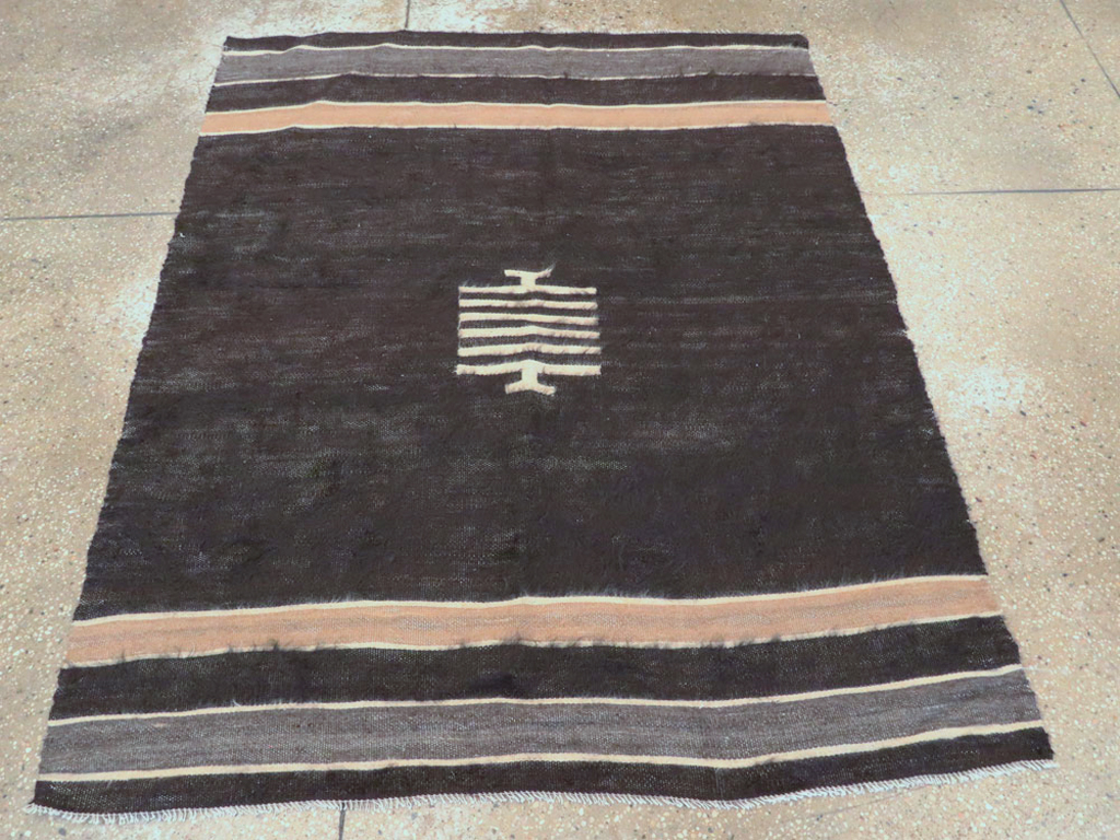 Vintage Turkish Mohair Accent Rug, No.26734 - Staging