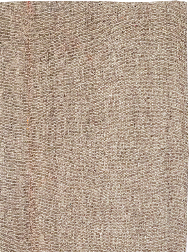 Vintage Persian Flatweave Kilim Accent Rug, No.26735 - Staging