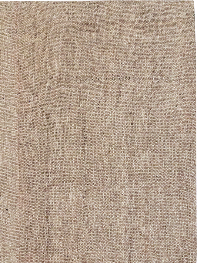 Vintage Persian Flatweave Kilim Accent Rug, No.26735 - Staging