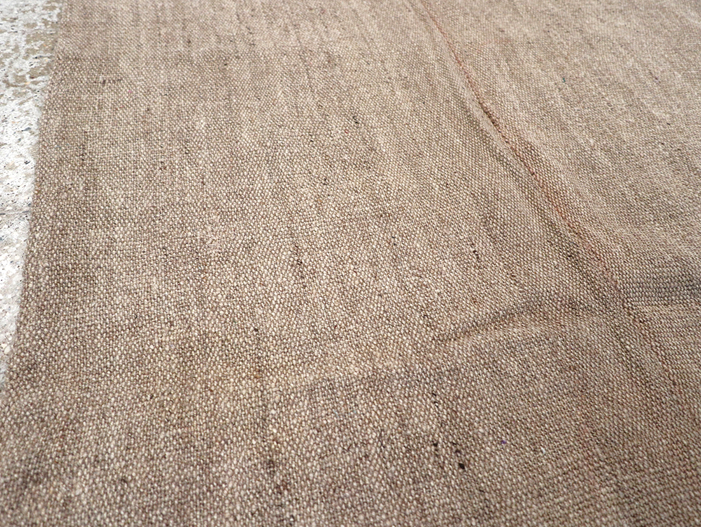 Vintage Persian Flatweave Kilim Accent Rug, No.26735 - Staging