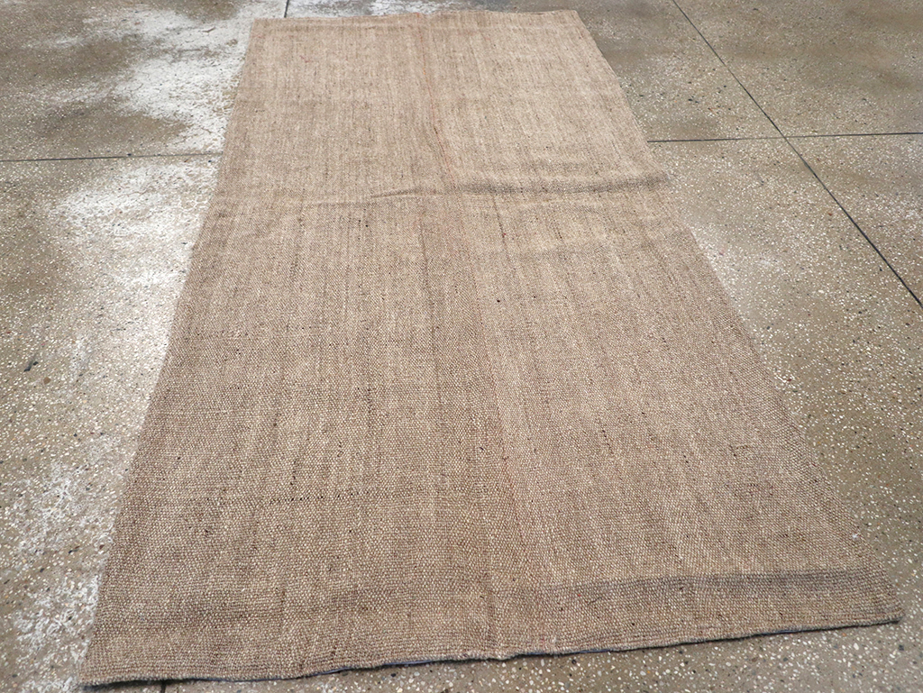 Vintage Persian Flatweave Kilim Accent Rug, No.26735 - Staging