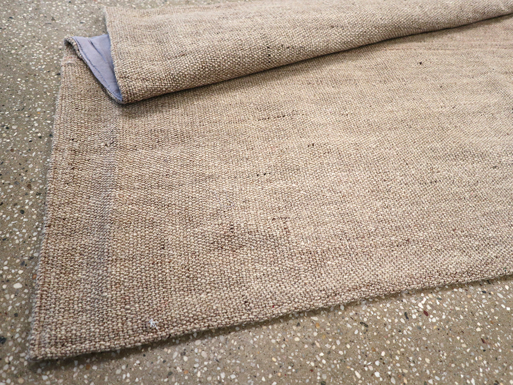 Vintage Persian Flatweave Kilim Accent Rug, No.26735 - Staging