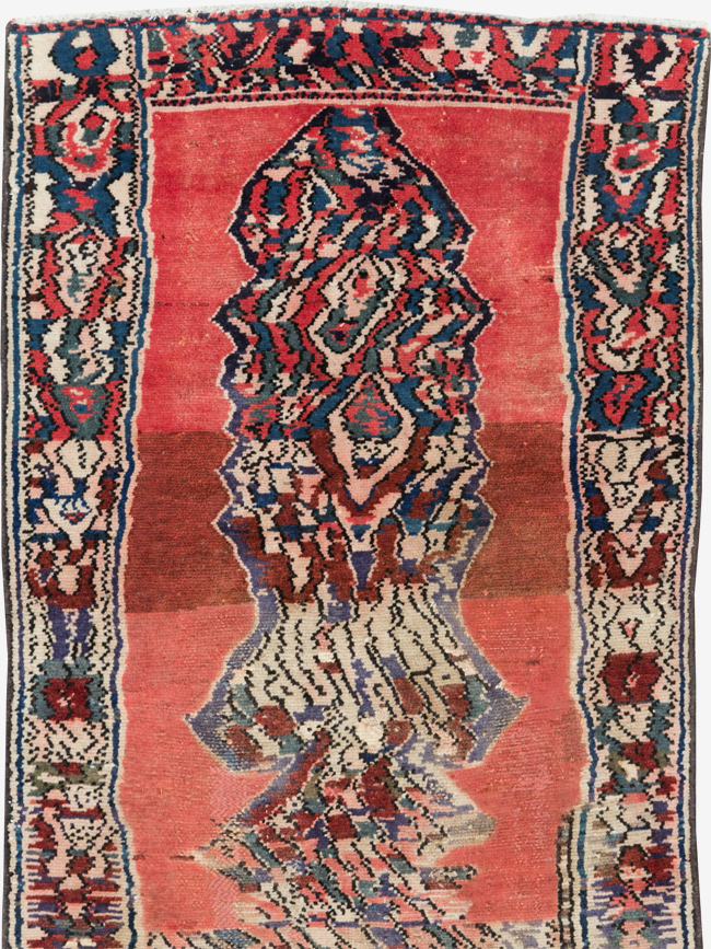 Vintage Persian Hamadan Rug, No.26739 - Staging