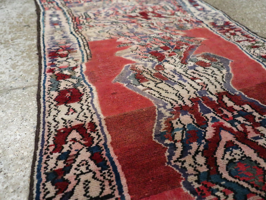 Vintage Persian Hamadan Rug, No.26739 - Staging