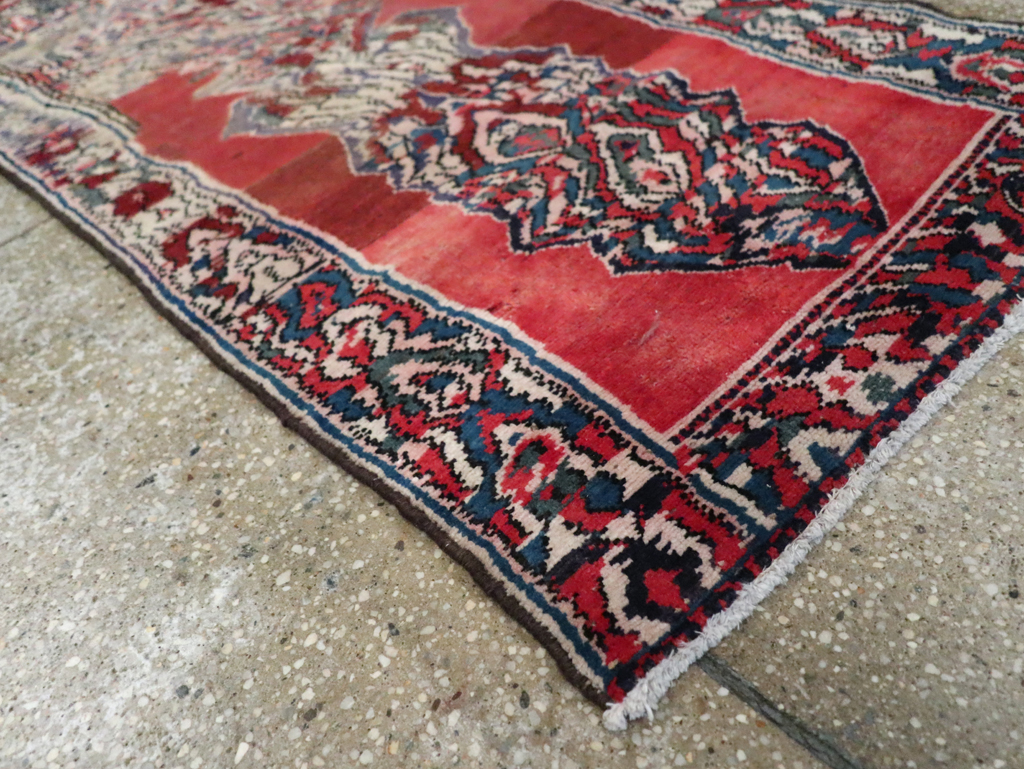 Vintage Persian Hamadan Rug, No.26739 - Staging